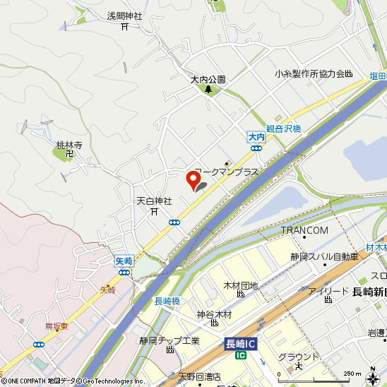 ミスタータイヤマン青山　清水北街道店付近の地図